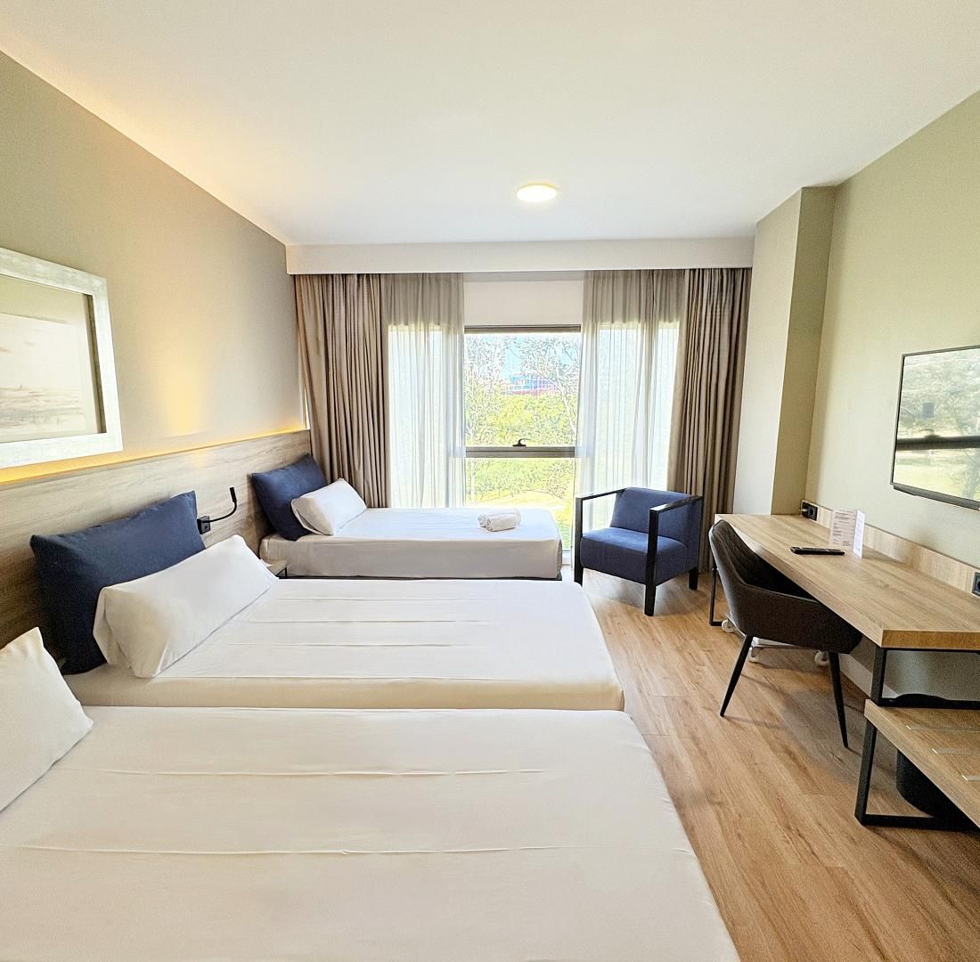 Chambre double avec lit supplémentaire